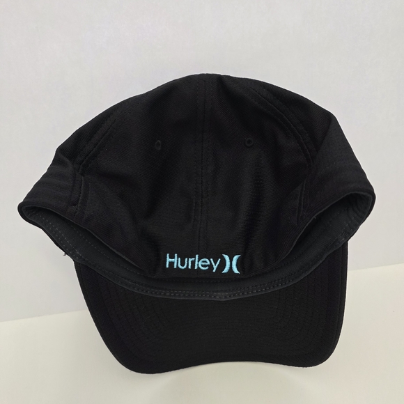 Mens Hurley H2O - Dri Pismo Hat Black Teal Flex Fit L/XL Moisture Wicking - Picture 2 of 4